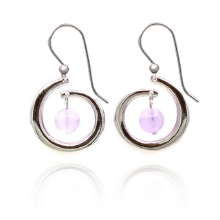 Curl with Dangle Bead Earrings