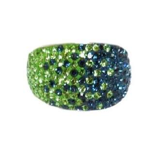 Chelsea Taylor Ring Seattle Seahawks Colors- Size 9