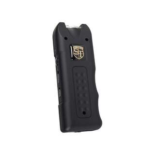MultiGuard Stun Gun, Alarm, and Flashlight with Built in Charger Black