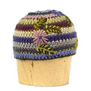 Hotknots and Tara Knit Hat Daisy Flower