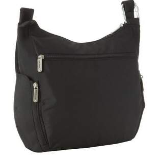 Anti Theft Cross Body Bucket Bag Black