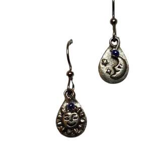 Petite Celestial Duo Dangle Earrings