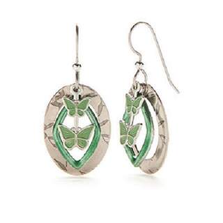 Green-winged Butterflies Dangle Earrings