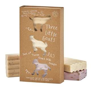 Three Little Goats Goat Milk Soap Set